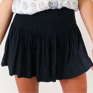 KOCH Navy Blue ERICA Limited Edition Python Print SKIRT/ shorts Sz S